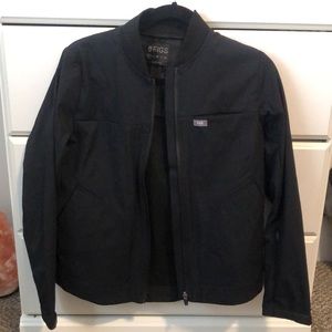 Figs black waterproof jacket